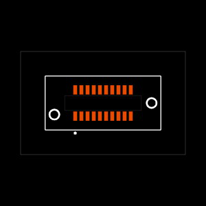HSEC8-110-01-L-DV-A-PE-TR Footprint