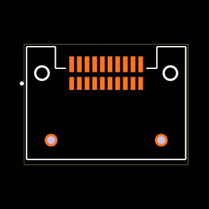 HSEC8-110-01-L-RA Footprint