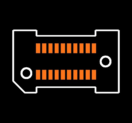HSEC8-110-01-S-DV-A-K-TR Footprint