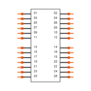 HSEC8-113-01-S-DV Symbol