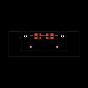 HSEC8-113-01-S-RA-BL Footprint