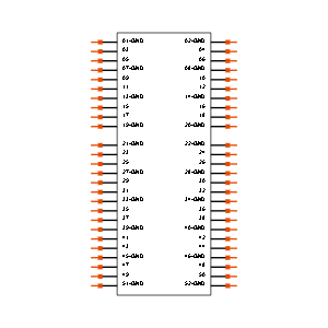 HSEC8-116-01-L-DP-A-K Symbol
