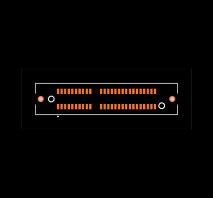 HSEC8-116-01-L-DP-A-WT-K Footprint