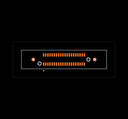 HSEC8-120-01-L-DV-A-BL-K-TR Footprint