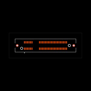 HSEC8-125-01-L-DV-A-WT-K Footprint