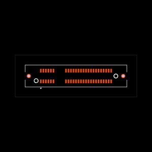 HSEC8-125-01-L-DV-A-WT-K-TR Footprint