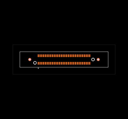 HSEC8-130-01-S-DV-A-BL-K-TR Footprint
