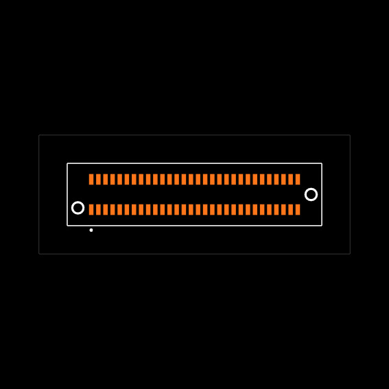 HSEC8-130-01-S-DV-A-FR Footprint