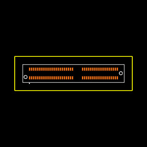 HSEC8-140-01-L-DV-A-K-TR Footprint