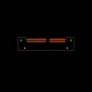 HSEC8-140-01-L-RA-BL-TR Footprint