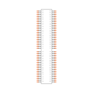 HSEC8-140-01-L-RA-BL-TR Symbol