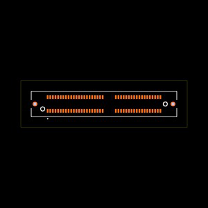 HSEC8-140-03-L-DV-A-WT-K-TR Footprint