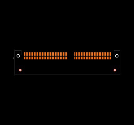 HSEC8-150-01-L-RA-TR Footprint