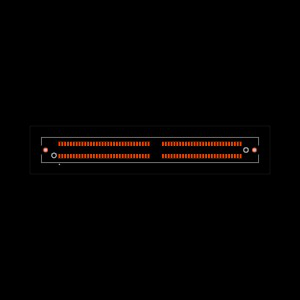 HSEC8-160-01-L-DV-A-WT-K Footprint