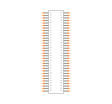 HSEC8-160-01-S-RA-TR Symbol