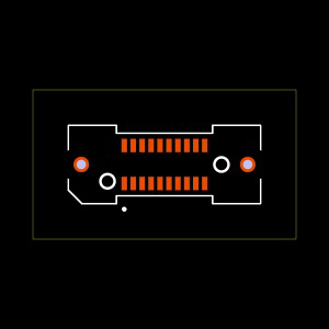 HTEC8-110-01-S-DV-A-WT-K-FR Footprint