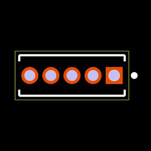 HTMS-105-55-G-S Footprint