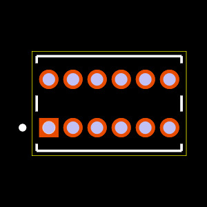 HTMS-106-01-G-D Footprint