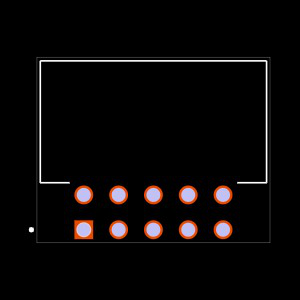 HTSS-105-04-SS-D-RA Footprint