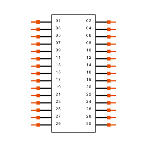 HTSS-115-01-S-D Symbol