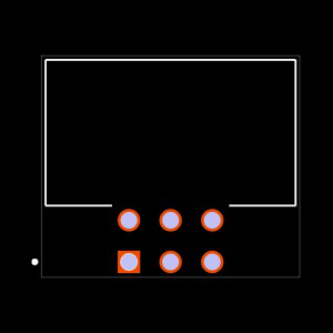 HTST-103-04-G-D-RA Footprint
