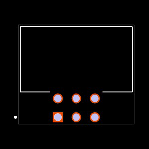 HTST-103-05-F-D-RA Footprint