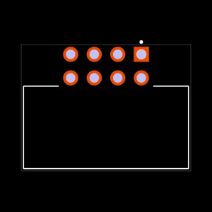 HTST-104-04-F-D-RA Footprint
