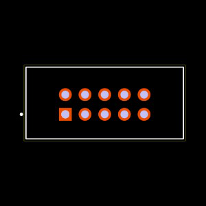 HTST-105-01-G-D Footprint