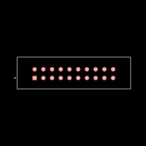 HTST-110-03-S-D Footprint