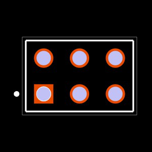 HTSW-103-25-L-D Footprint