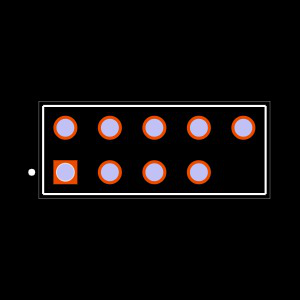 HTSW-105-07-G-D-009 Footprint