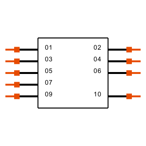 HTSW-105-07-T-D-008 Symbol