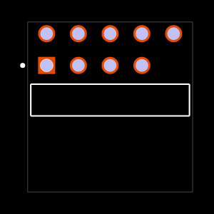 HTSW-105-08-L-D-RA-009 Footprint