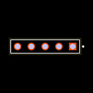 HTSW-105-10-S-S Footprint