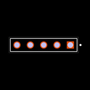 HTSW-105-11-G-S Footprint