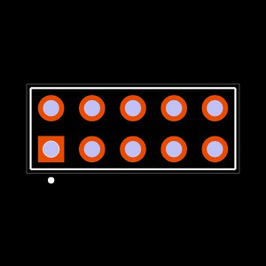HTSW-105-14-S-D-LL Footprint