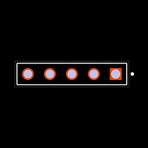 HTSW-105-22-T-S Footprint