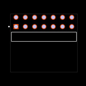 HTSW-107-25-T-D-LA Footprint
