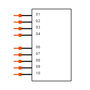 HTSW-110-07-T-S-005 Symbol