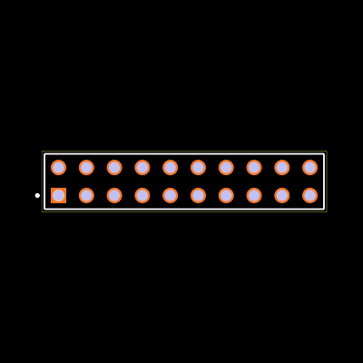 HTSW-110-08-S-D-LL Footprint