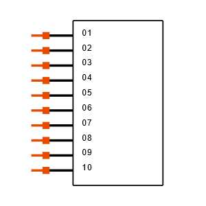HTSW-110-26-G-S Symbol