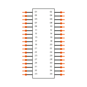 HTSW-118-41-T-D Symbol