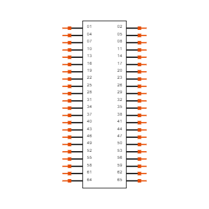 HTSW-122-08-S-T-RA Symbol