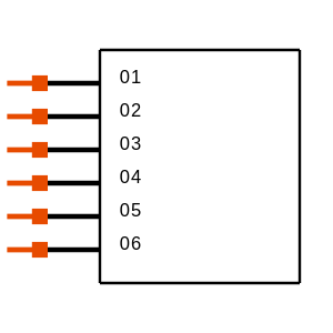 HTSW-206-05-T-S Symbol
