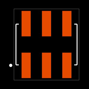 HW-03-15-L-D-300-SM Footprint