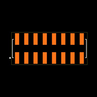 HW-08-16-L-D-250-SM Footprint