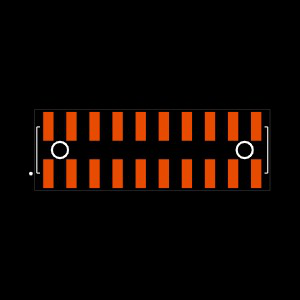 HW-10-16-F-D-250-SM-A-TR Footprint