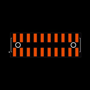 HW-10-16-L-D-250-SM-A Footprint