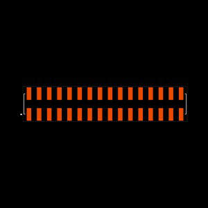 HW-16-16-L-D-250-SM Footprint