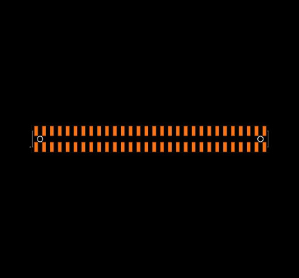 HW-30-20-L-D-250-SM-A Footprint